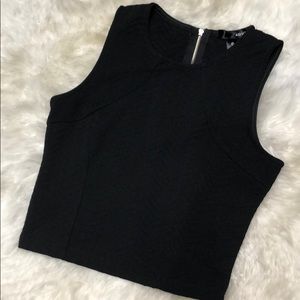 Aqua Textured Crop Top